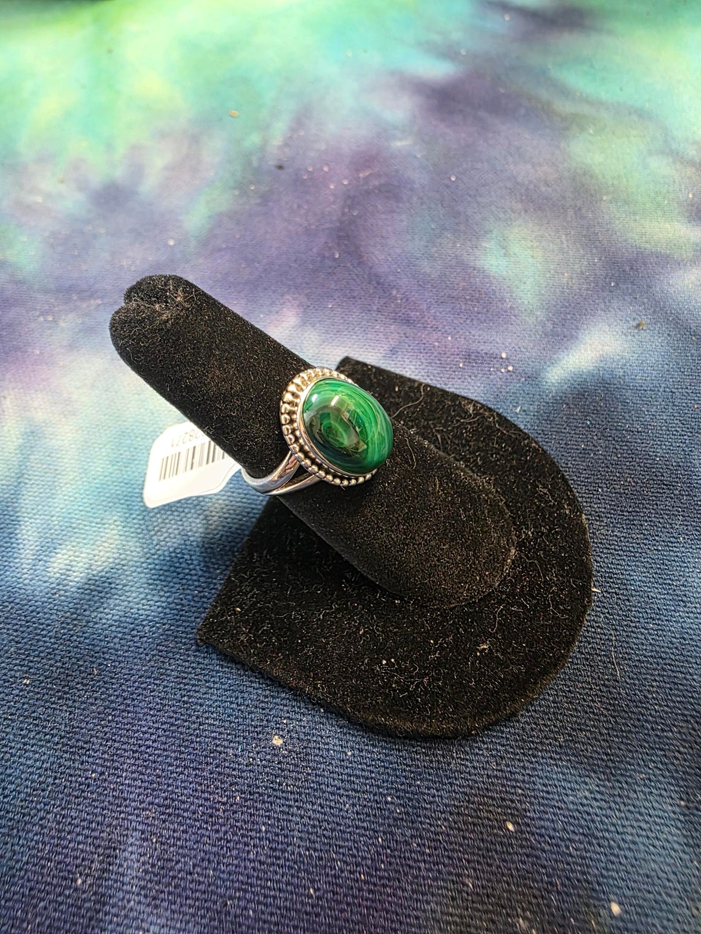 Malachite Sterling Silver Ring