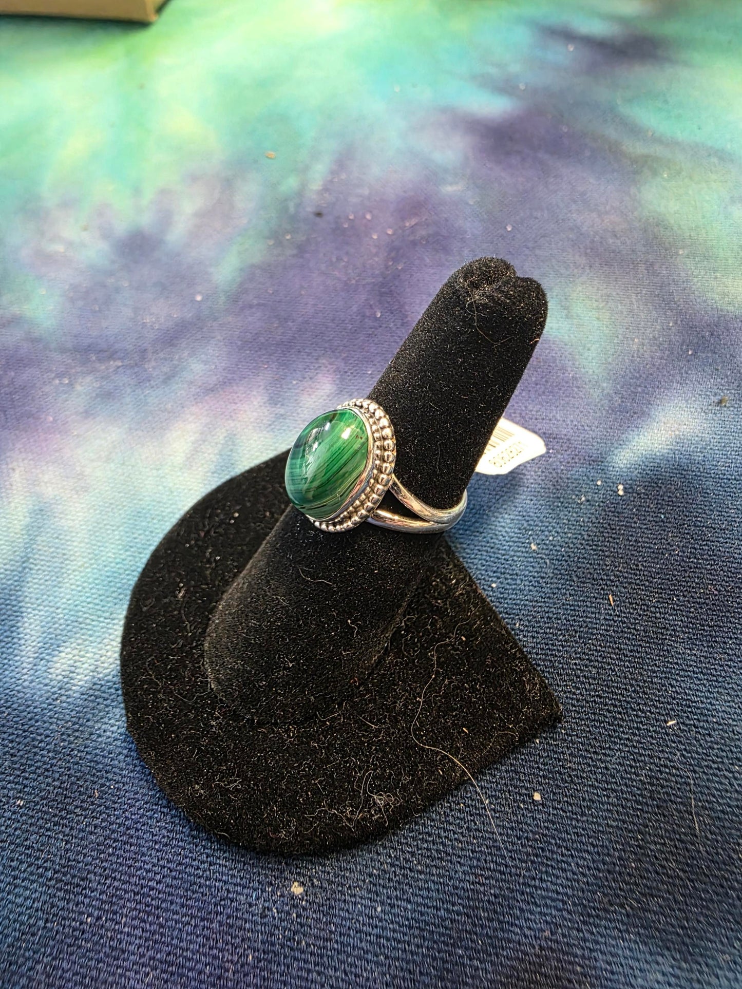 Malachite Sterling Silver Ring