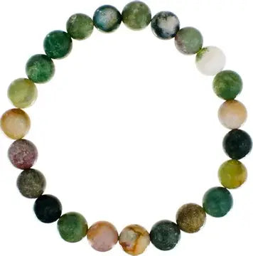 Matte Fancy Jasper Stone Bracelet 8mm