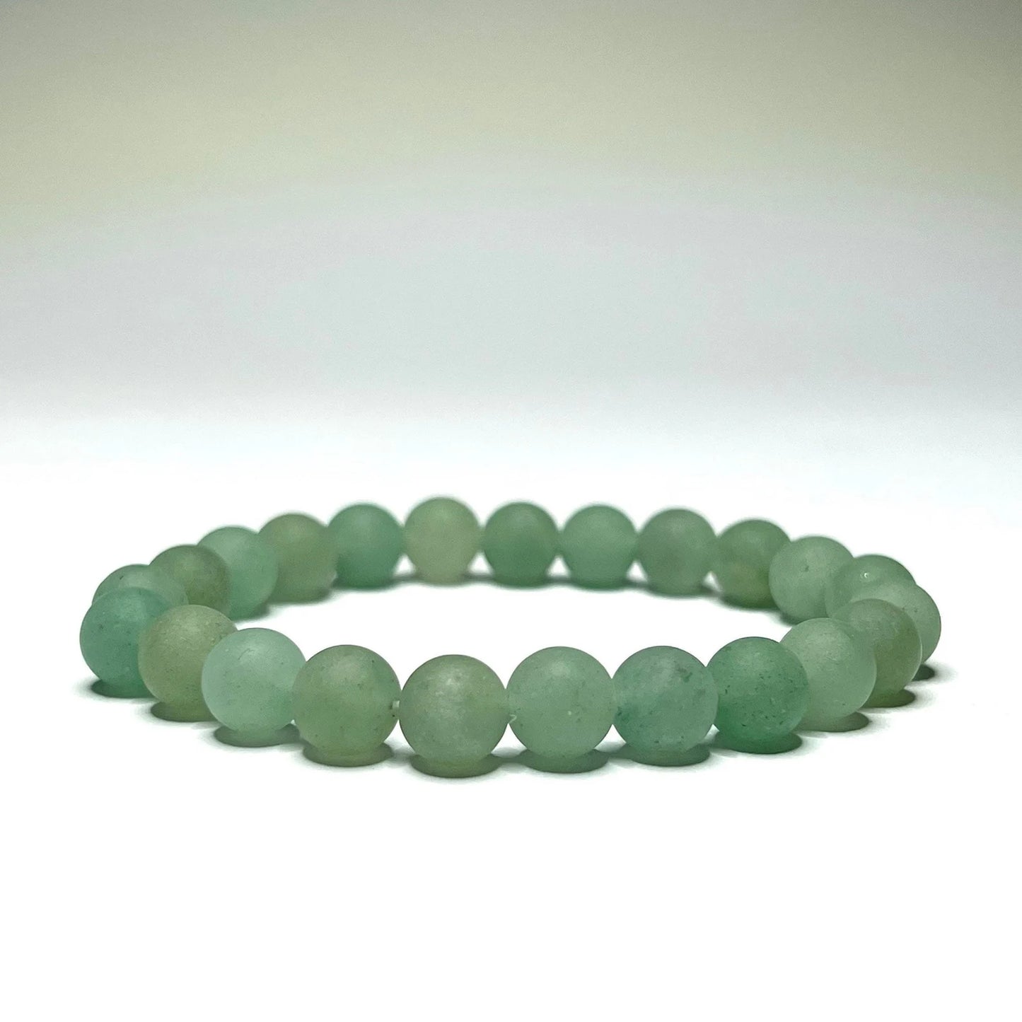 Matte Green Aventurine Stone Bracelet 8mm