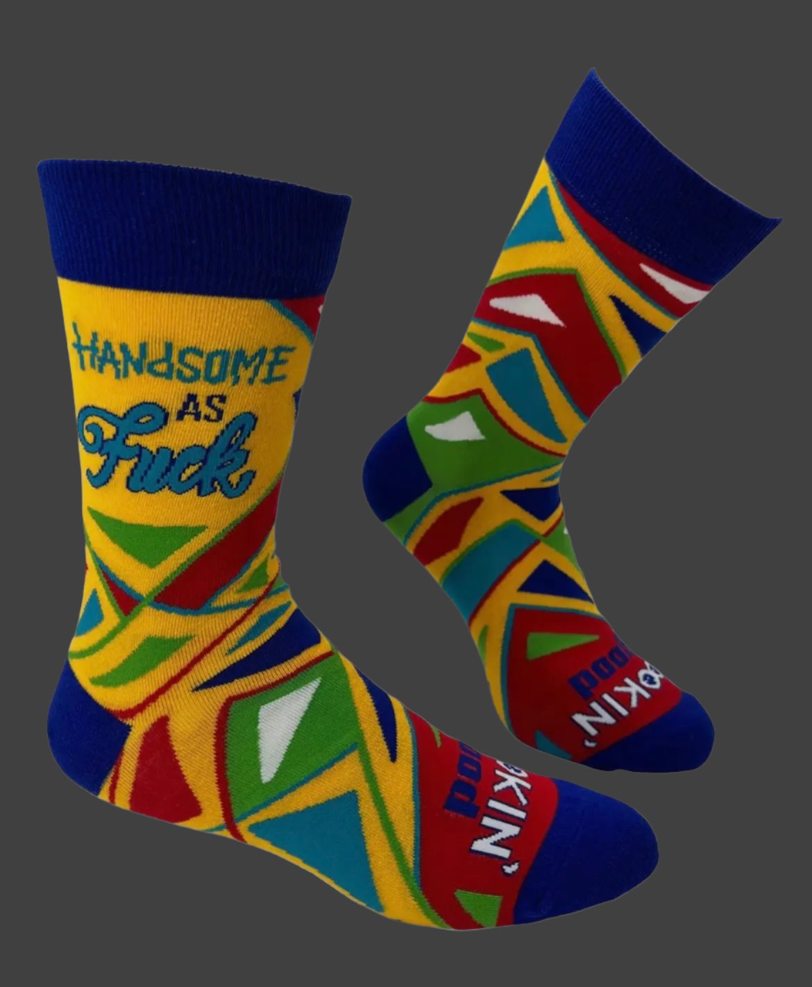 Handsome As Fuck, Men's Socks