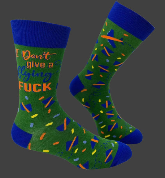 I Don't Give A Flying Fuck, Men's Socks