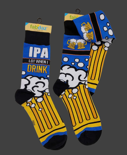 IPA Lot When I Drink, Men's Socks