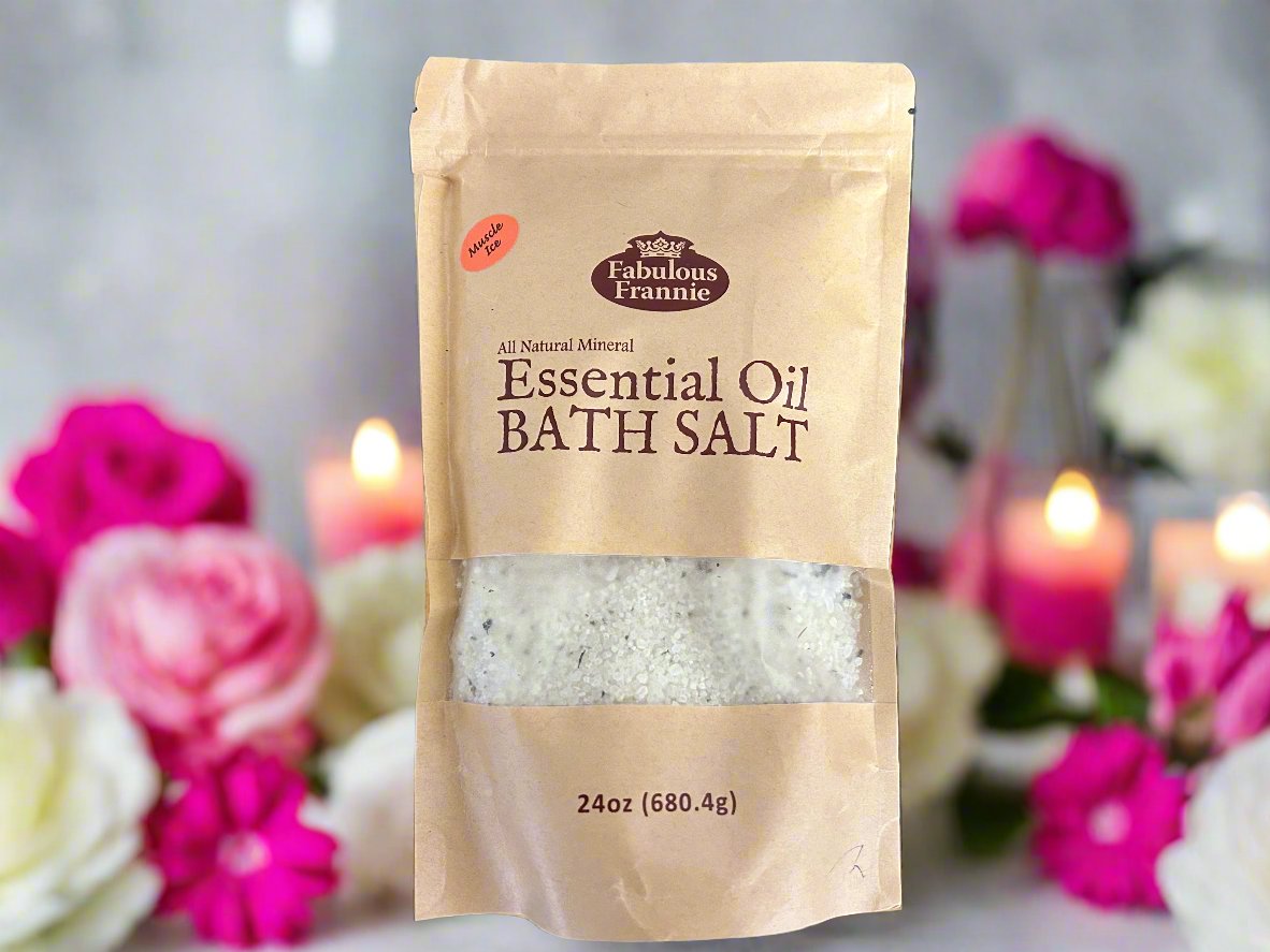 Essential Oil Bath Salt, Mineral Ice