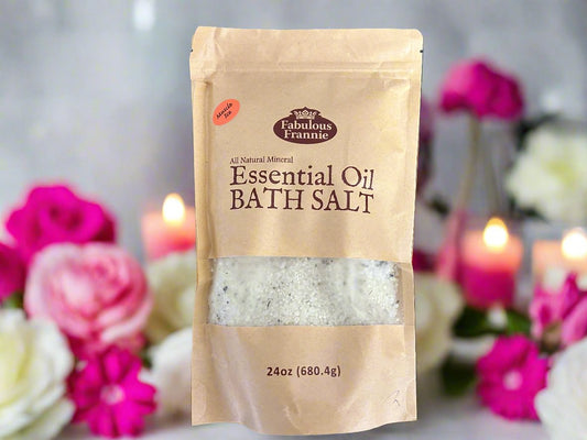 Essential Oil Bath Salt, Mineral Ice