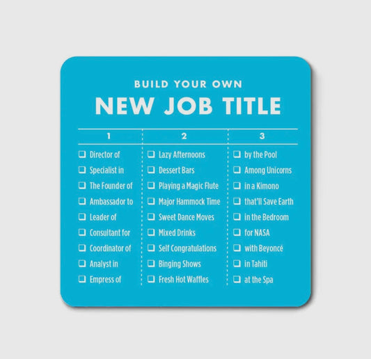 New Job Title Magnet