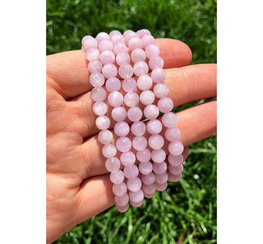 Kunzite Stone Bracelet 6mm