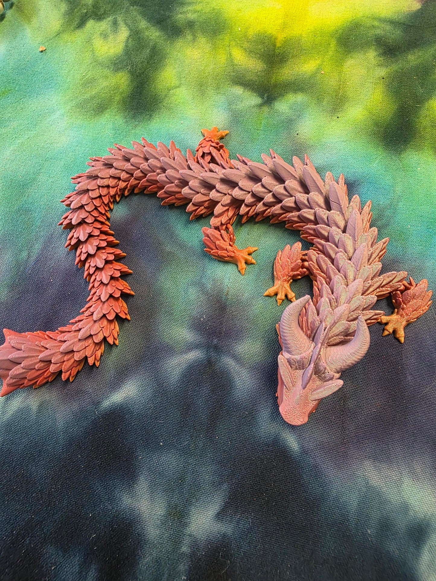 Reddish Purple 3d Dragon