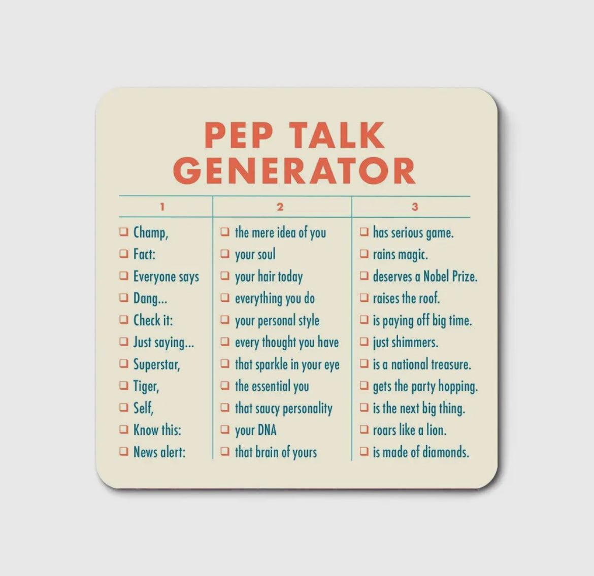 Pep Talk Magnet