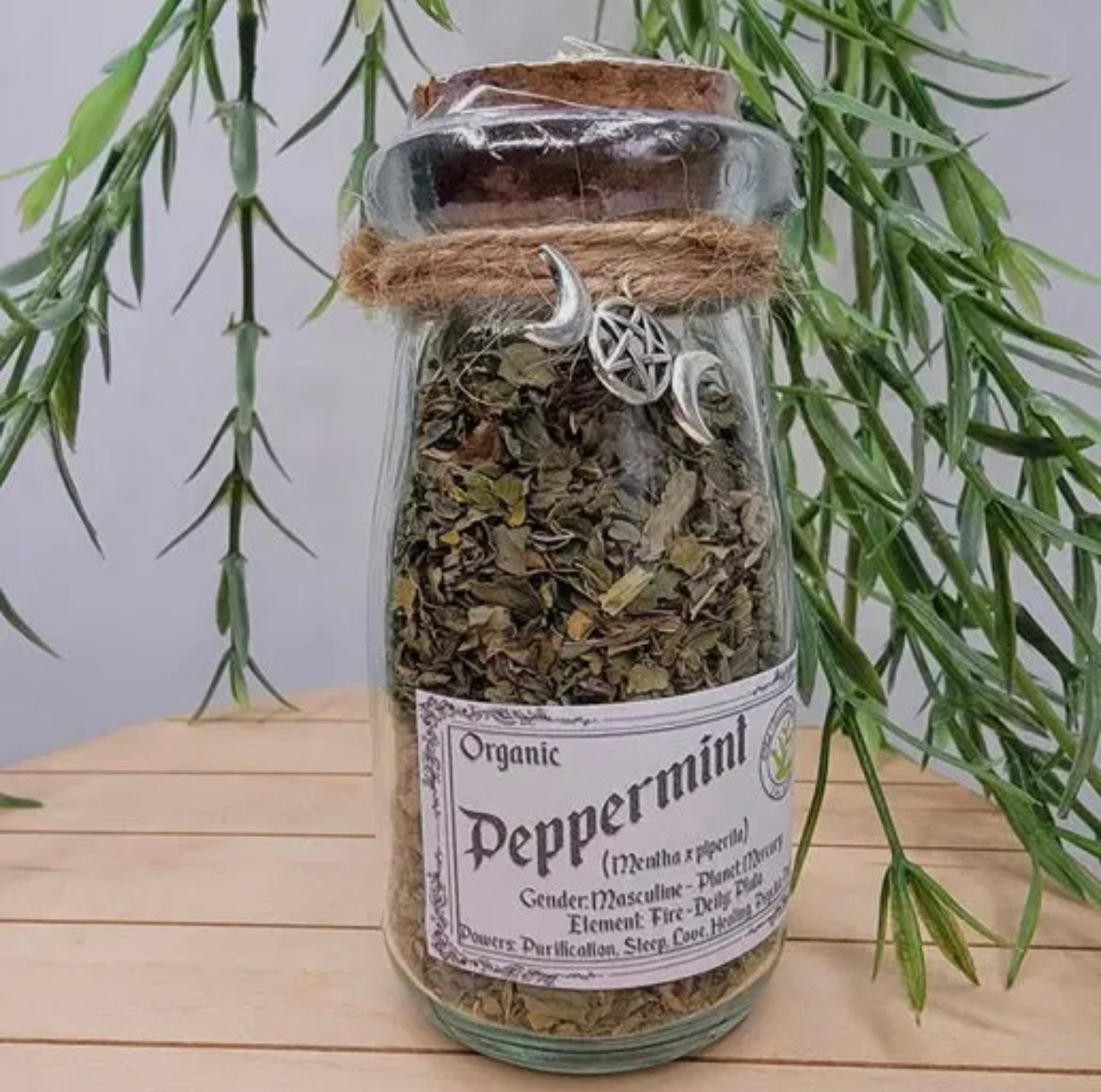 Apothecary Jar-Peppermint Leaf