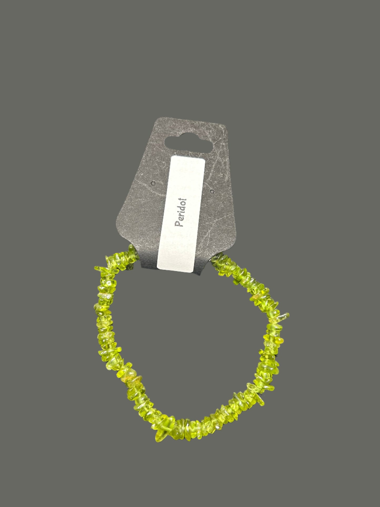 Peridot Chip Bracelet