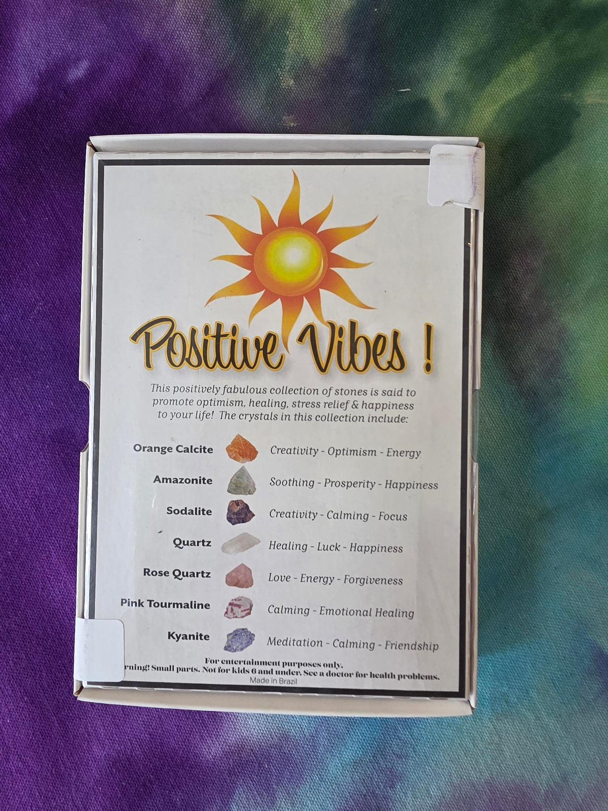 Positive Vibes Crystal Box