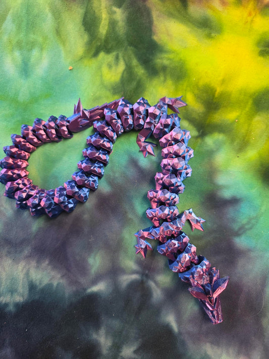 Small Purple 3D Dragon