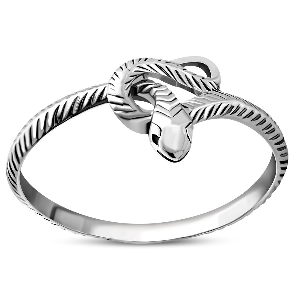 Snake, Sterling Silver Ring