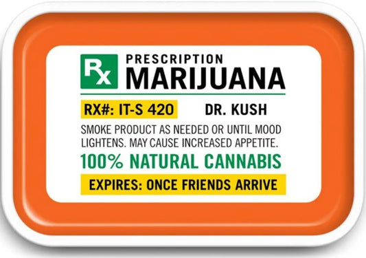Prescription Marijuana Rolling Tray