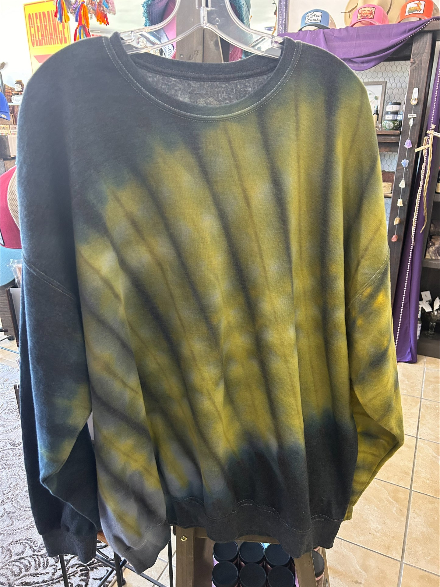 Tie Dye Crewneck Sweatshirt-Size 3X