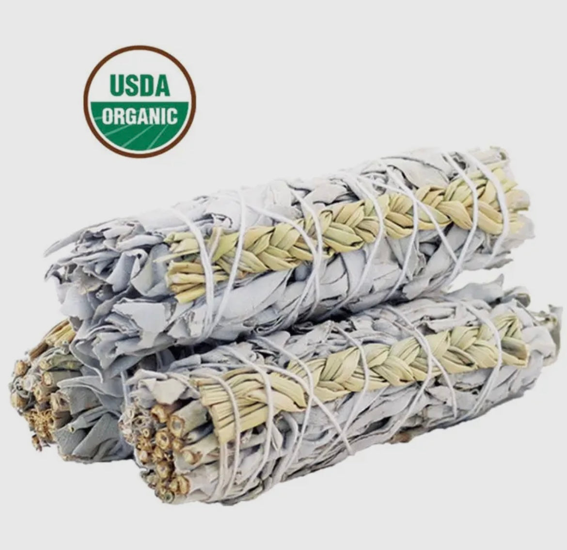 Sweet Grass White Sage Stick