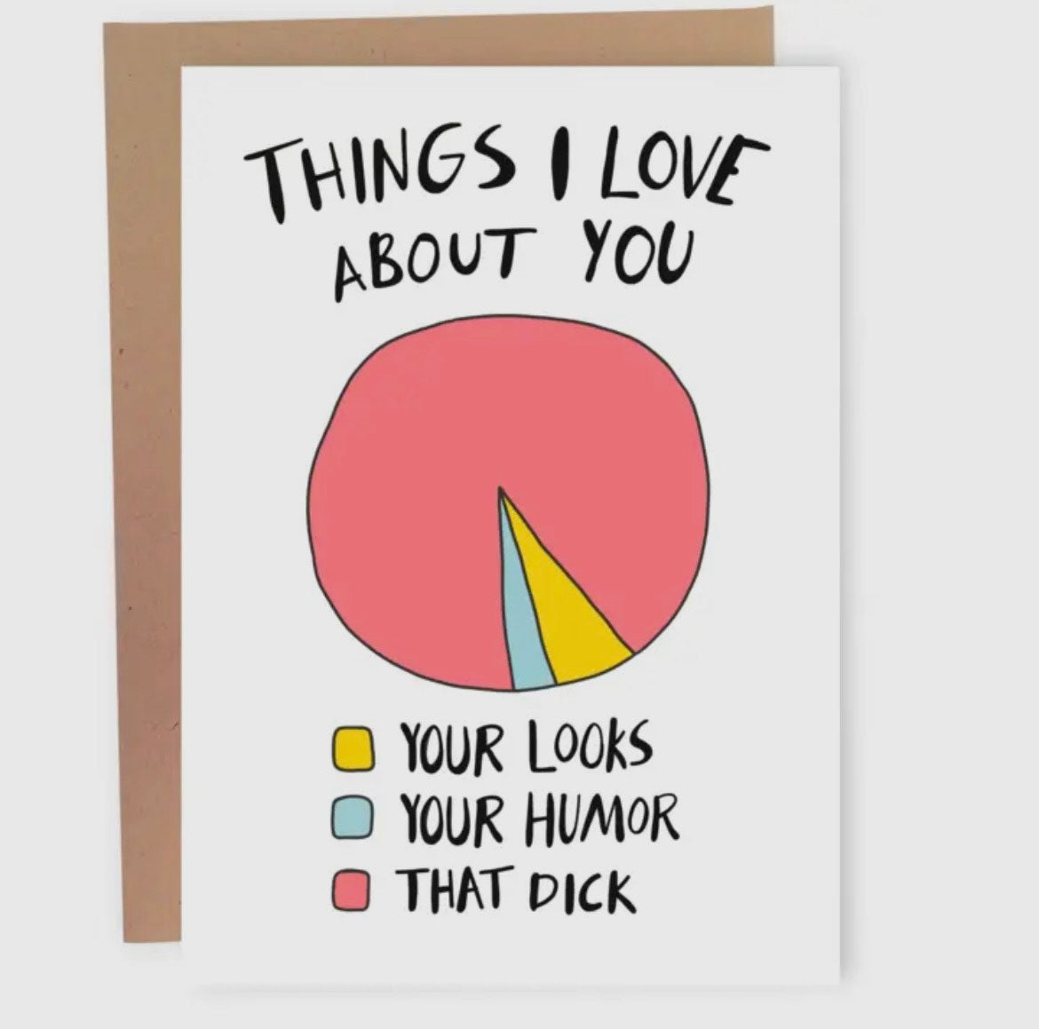 Things I Love About You Greeting Card