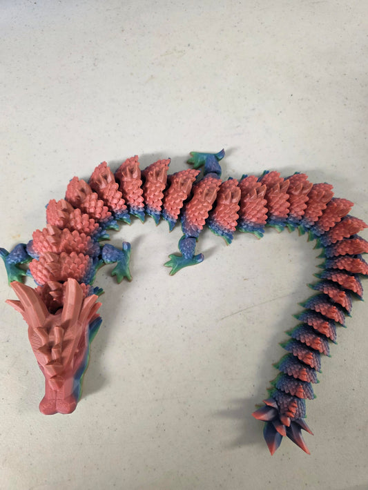 Tie Dye 3D Dragon (20 Inches)
