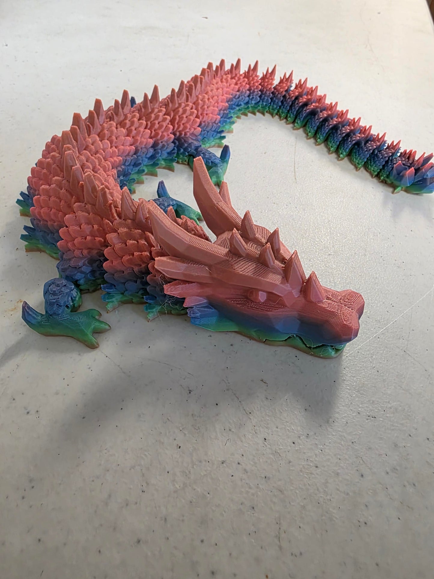 Tie Dye Extra Large 3d Dragon