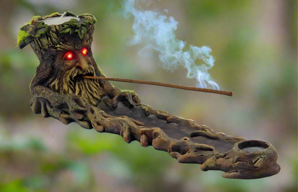 Green Man Incense Burner