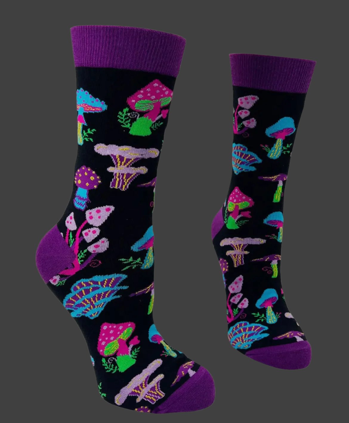 Trippy Mushrooms, Women's Socks