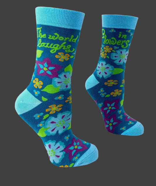 The World Laughs In Flowers, Women's Socks