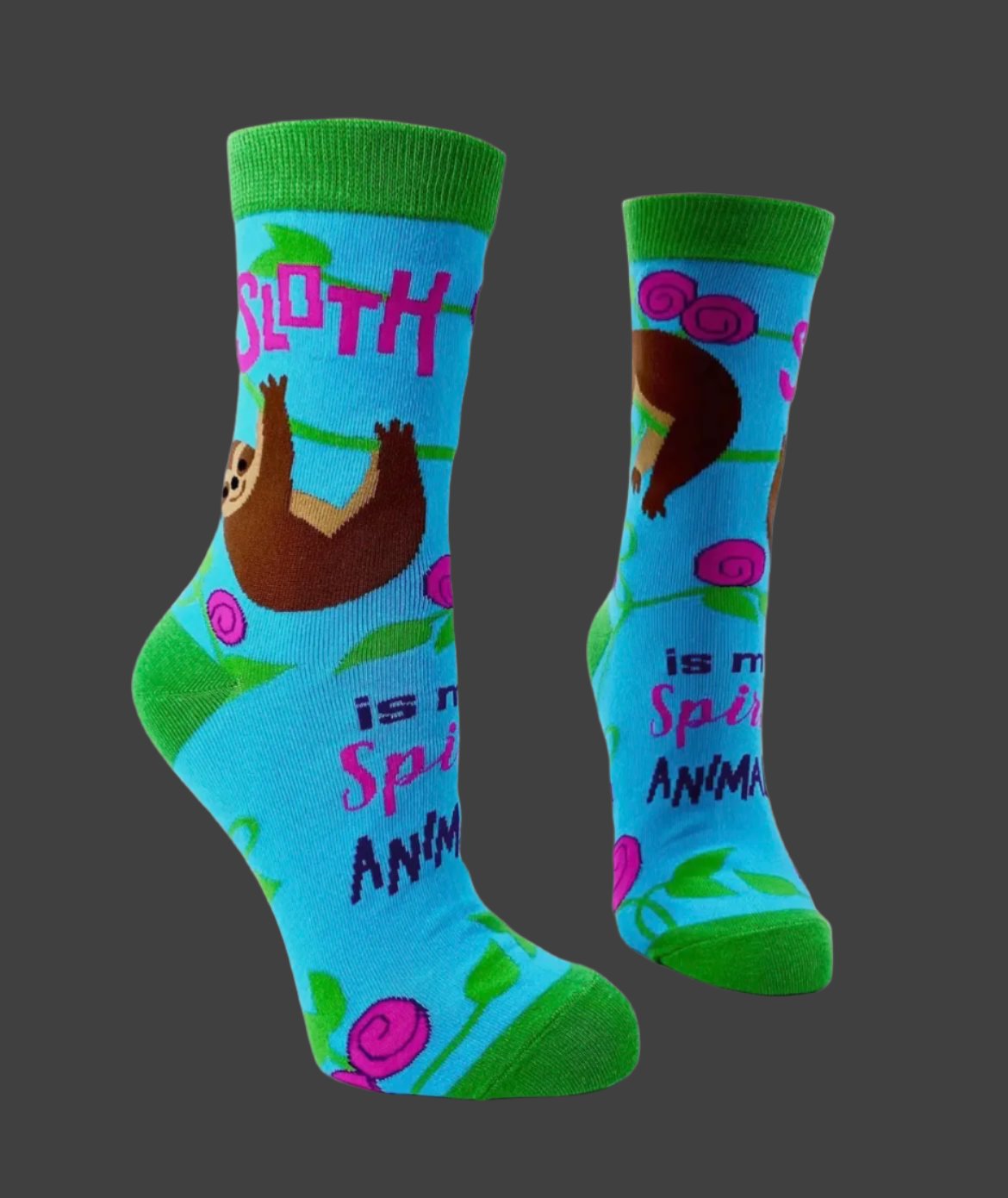 Sloth Spirit Animal, Women's Socks