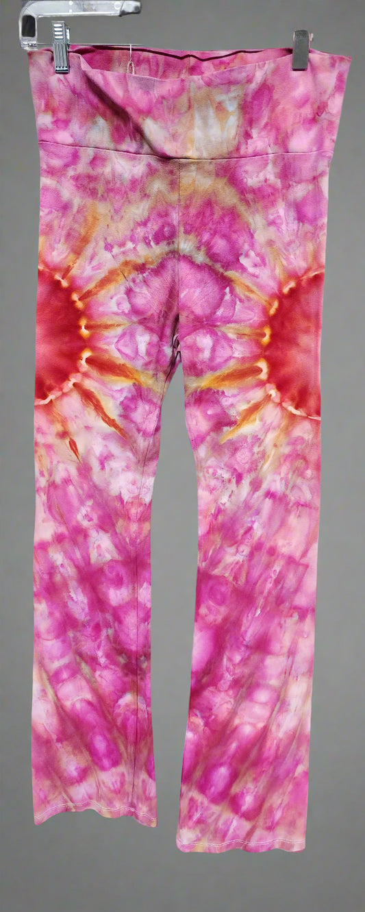 Tie Dye Yoga Pants-Size Large Pinks