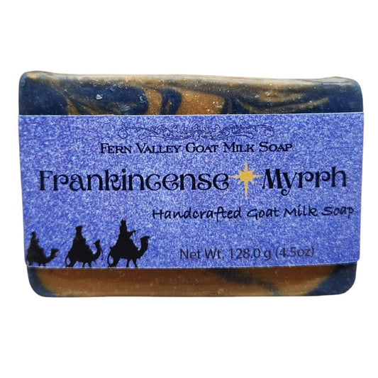 Natural  Goat Milk Soap | Frankincense & Myrrh Scrub