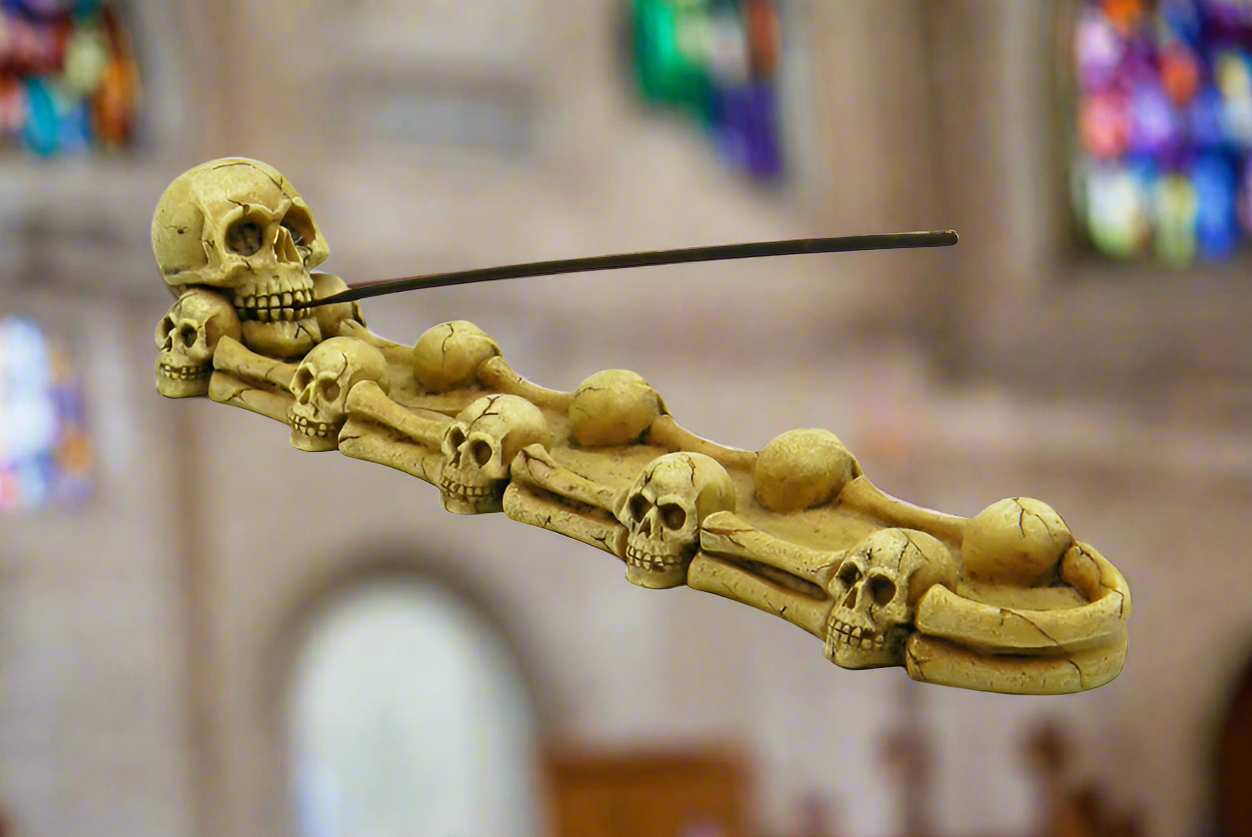 Skulls Incense Burner