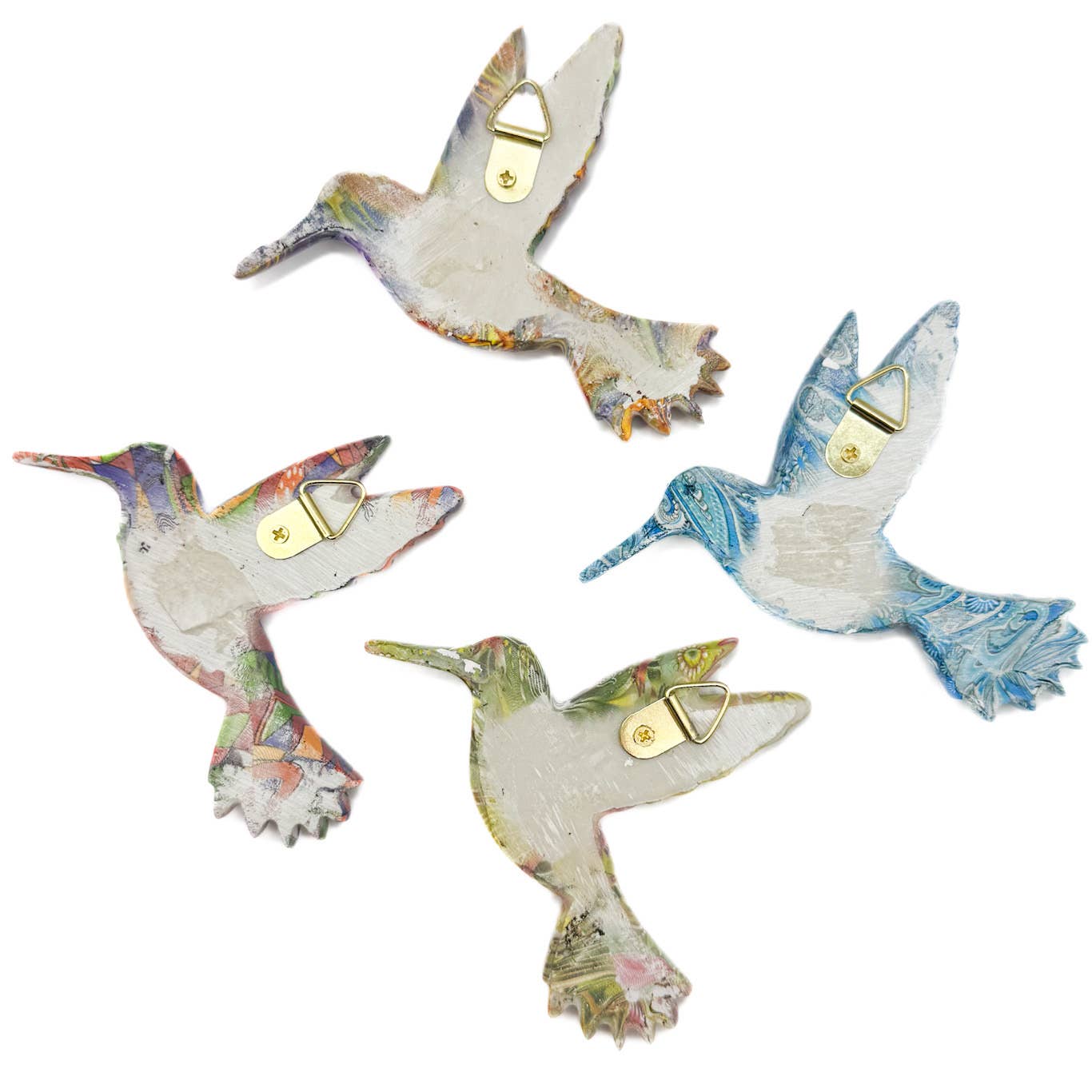 Vibrant Hummingbird Wall Plaque