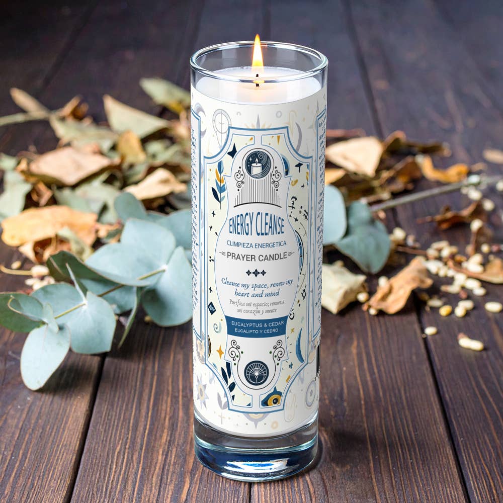 Energy Cleanse Prayer Candle (8") (9.5 oz)