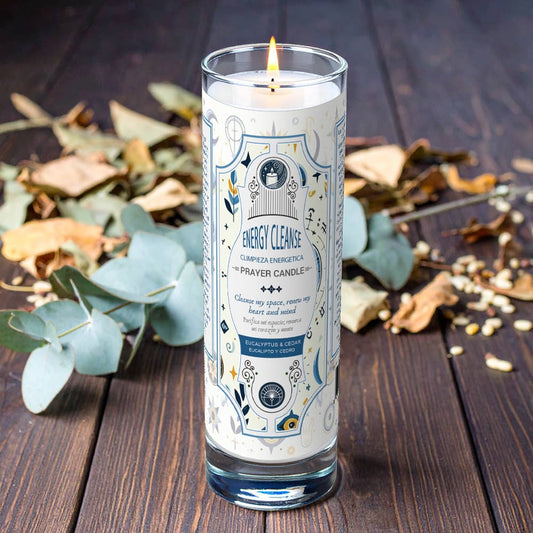 Energy Cleanse Prayer Candle (8") (9.5 oz)