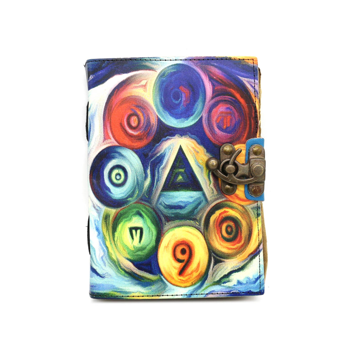 Blank Leather Journal - Harmony of Seven (5 x 7 in.)