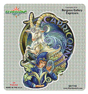 Capricorn Astrological Sign Sticker