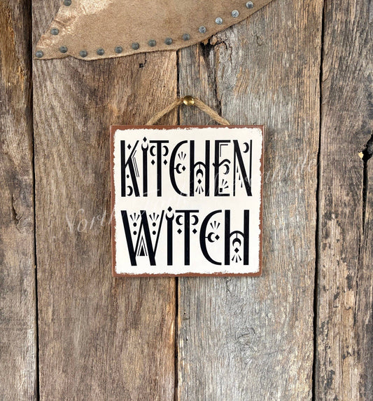 Kitchen Witch, Kitchen Sign, Kitchen Decor