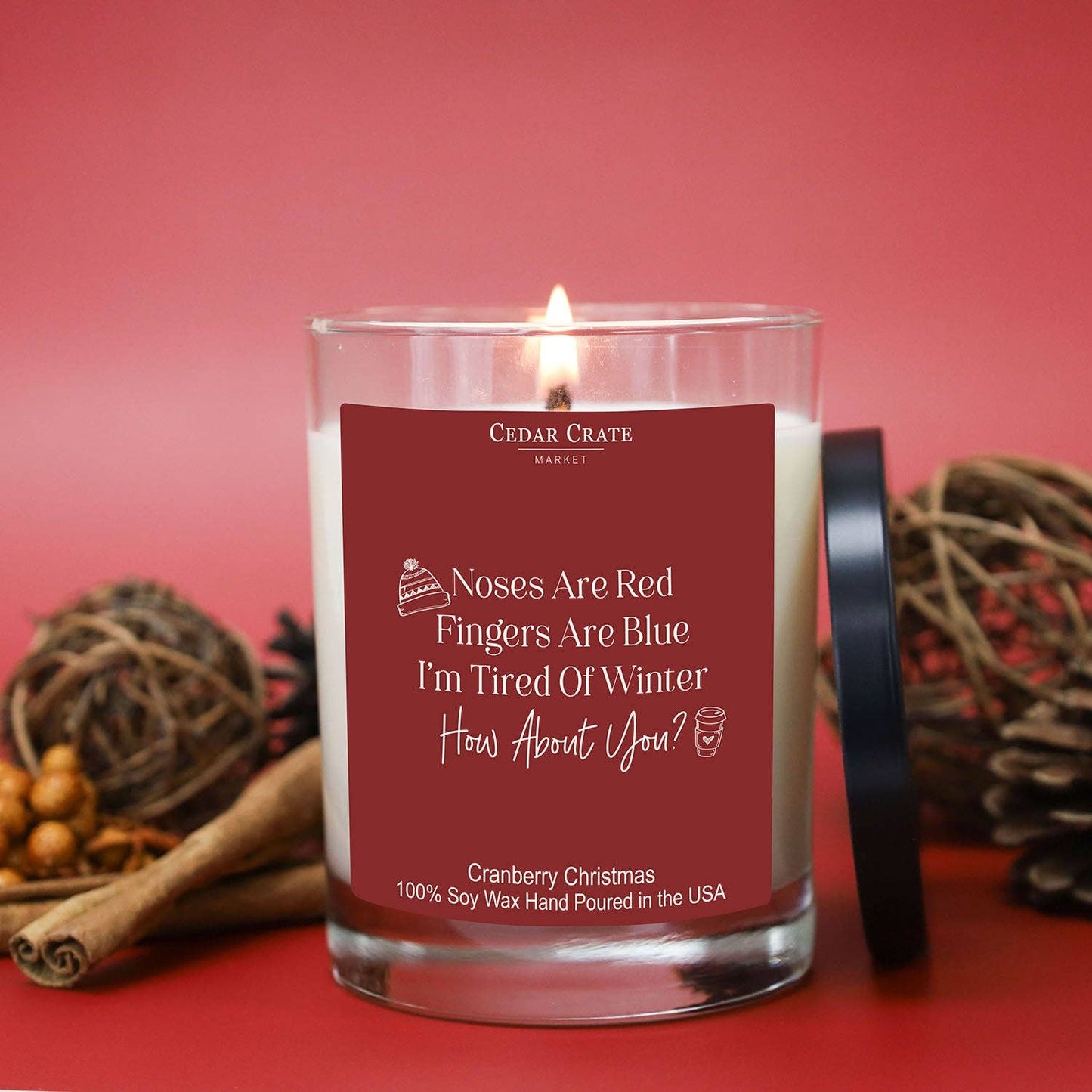 Funny Candles | Noses Are Red Fingers Are Blue I'm Tired Of Winter | Christmas Gift