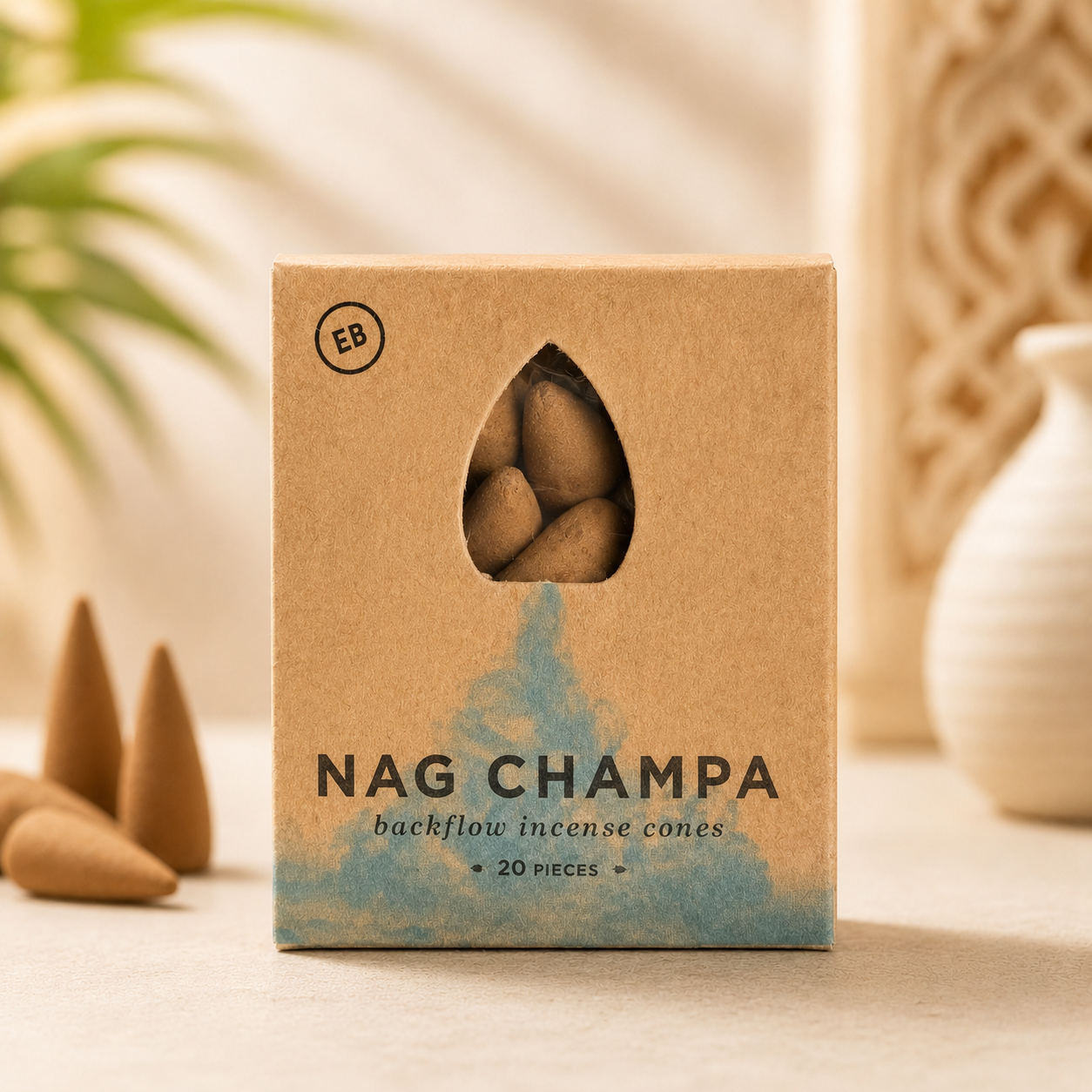 Nag Champa Backflow Incense Cones