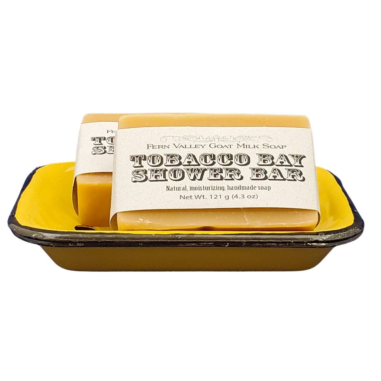 Handmade Goat Milk Soap | Shower Bar | Tobacco Bay