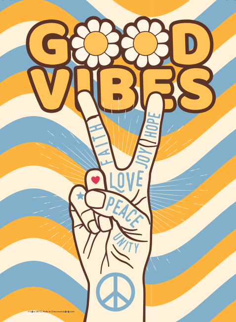 Good Vibes-Metal Sign