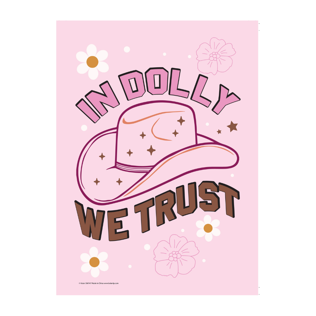 In Dolly We Trust-Metal Sign