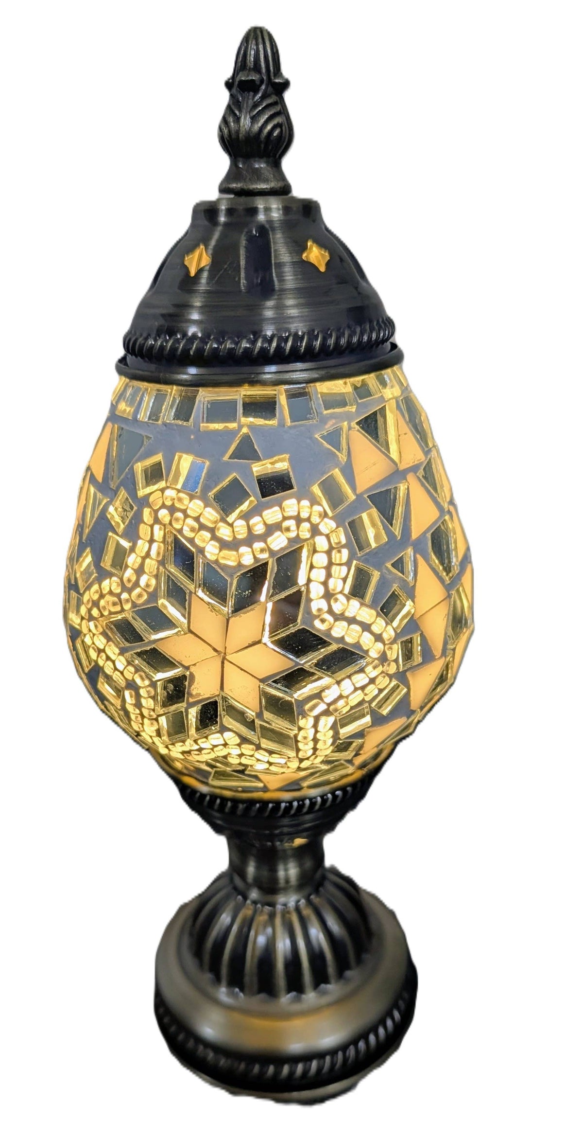Mosaic Egg Lamps