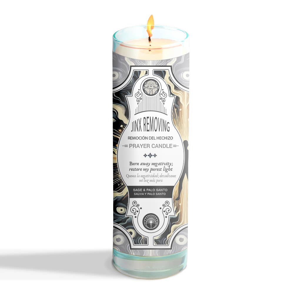 Jinx Removing Prayer Candle 8" (9.5 oz)