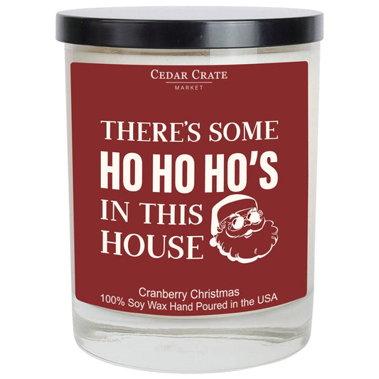 There's Some HO HO HO's In This House Color Candle