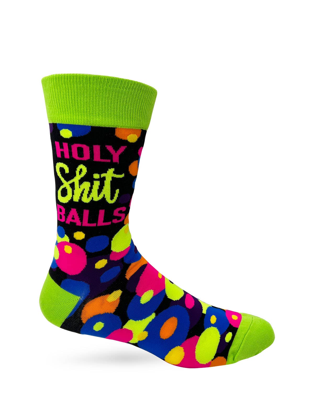 Holy Shit Balls Men's Novelty Crew Socks