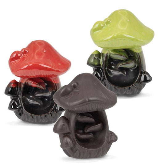 4.5" Mushroom Backflow Incense Burner
