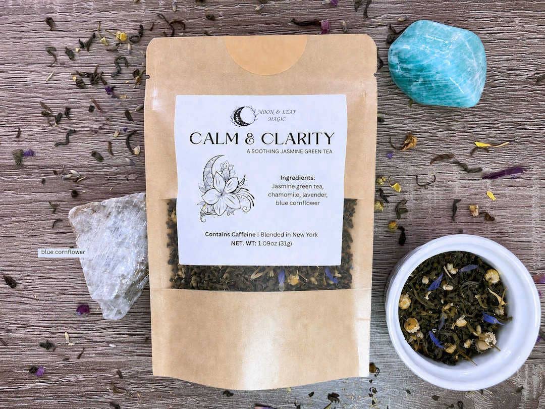 Calm & Clarity: Jasmine Green Tea, Chamomile & Lavender