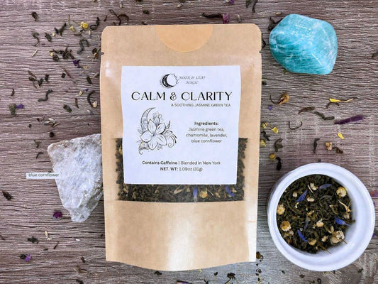 Calm & Clarity: Jasmine Green Tea, Chamomile & Lavender