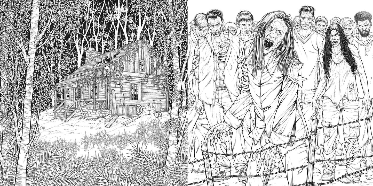 Horror Movies Adult Coloring Book by IglooBooks